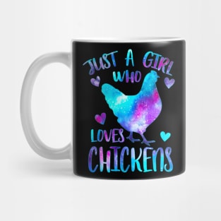 Just a girl who loves chickens Mug